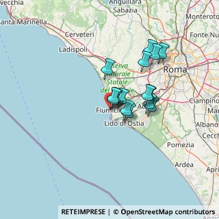 Mappa Via del Pesce Volante, 00054 Fiumicino RM, Italia (10.37467)