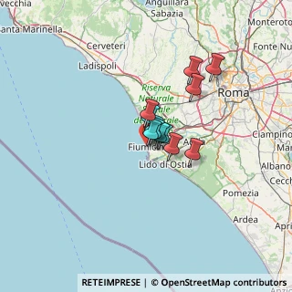 Mappa Via del Pesce Volante, 00054 Fiumicino RM, Italia (7.685)