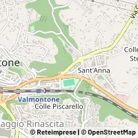 Mapa Valmontone
