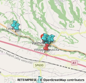 Mappa Via del Casaleno, 00038 Valmontone RM, Italia (2.44231)