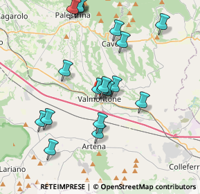 Mappa Via del Casaleno, 00038 Valmontone RM, Italia (4.2205)