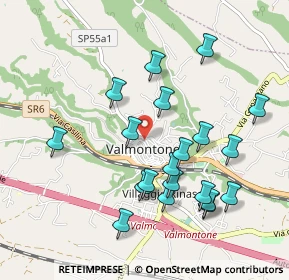 Mappa Via del Casaleno, 00038 Valmontone RM, Italia (1.032)