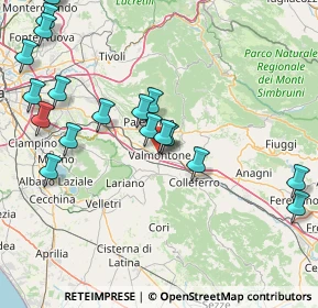 Mappa Via Palestrina, 00038 Valmontone RM, Italia (20.90526)
