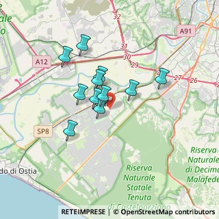 Mappa Via Tresigallo, 00125 Roma RM, Italia (2.83)