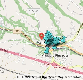 Mappa Via della Forma, 00038 Valmontone RM, Italia (0.5385)