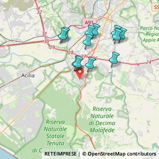 Mappa Via Enrico Guazzoni, 00128 Roma RM, Italia (3.90583)