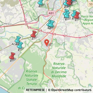 Mappa Via Giacomo Gobbi - Belcredi, 00128 Roma RM, Italia (6.96529)