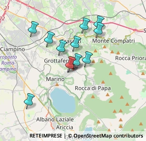 Mappa Via San Michele, 00046 Grottaferrata RM, Italia (3.12917)