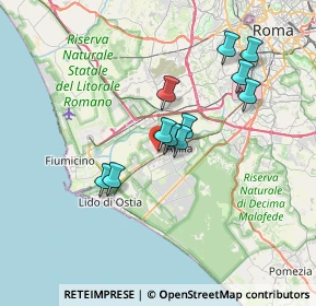 Mappa Vicolo di Dragone, 00126 Roma RM, Italia (6.18091)