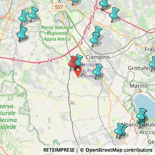 Mappa Via della Marrana di Santa Fresca, 00134 Roma RM, Italia (7.0725)