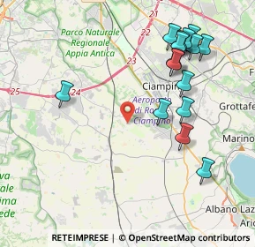 Mappa Via della Marrana di Santa Fresca, 00134 Roma RM, Italia (4.72533)