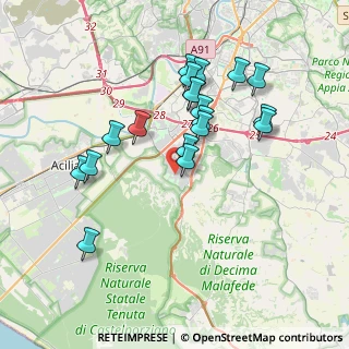 Mappa Via Romolo Gigliozzi, 00128 Roma RM, Italia (3.71316)