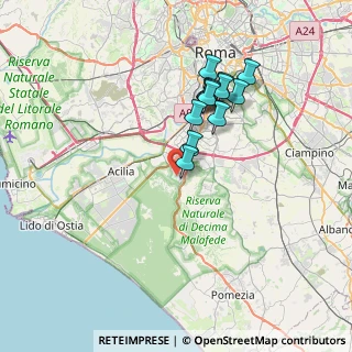 Mappa Via Romolo Gigliozzi, 00128 Roma RM, Italia (6.58923)