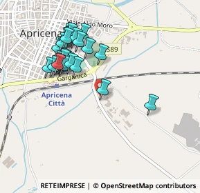 Mappa VIA SAN MARCO IN LAMIS KM 0, 71011 Apricena FG, Italia (0.49615)