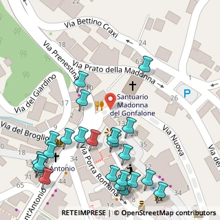 Mappa Vicolo S. Francesco, 00038 Valmontone RM, Italia (0.08696)