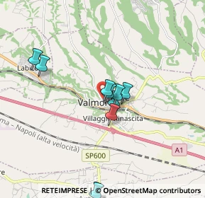 Mappa Vicolo S. Francesco, 00038 Valmontone RM, Italia (2.45538)