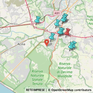 Mappa Via del Risaro, 00128 Roma RM, Italia (4.22182)