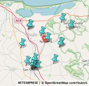 Mappa S.s. 89 Km 12, 71011 Apricena FG, Italia (8.628)