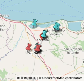 Mappa S.s. 89 Km 12, 71011 Apricena FG, Italia (9.33)