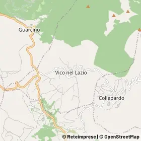 Mappa Vico nel Lazio