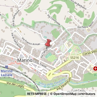 Mappa Via Cairoli, 53, 00047 Marino, Roma (Lazio)