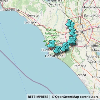 Mappa Via Ugo Baistrocchi, 00054 Fiumicino RM, Italia (12.04)