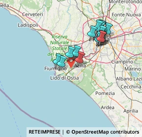 Mappa 00119 Ostia Antica RM, Italia (13.76188)