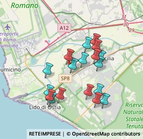 Mappa 00119 Ostia Antica RM, Italia (3.40222)