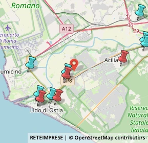 Mappa 00119 Ostia Antica RM, Italia (5.34667)