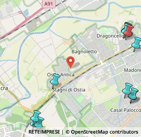 Mappa 00119 Ostia Antica RM, Italia (3.665)