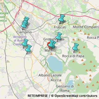 Mappa Via Massimo d'Azeglio, 00047 Marino RM, Italia (4.04818)