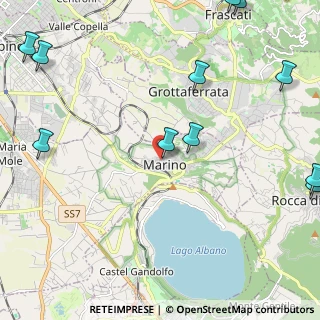 Mappa Viale G. Mazzini, 00047 Marino RM, Italia (3.41182)