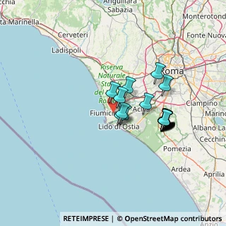 Mappa Via Felice della Porta, 00054 Fiumicino RM, Italia (12.5335)