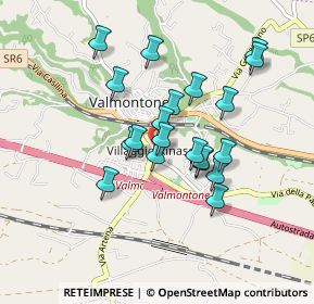 Mappa Via Mameli, 00038 Valmontone RM, Italia (0.7765)