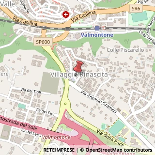 Mappa Piazza Europa, 11, 00038 Valmontone, Roma (Lazio)
