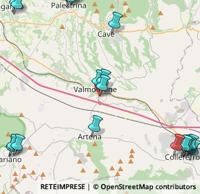 Mappa Via Mameli, 00038 Valmontone RM, Italia (6.9405)