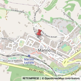 Mappa Via di Sant'Anna, 5a, 00047 Marino RM, Italia, 00047 Marino, Roma (Lazio)