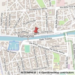 Mappa Via della Torre Clementina, 132, 00054 Fiumicino, Roma (Lazio)