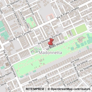 Mappa Via Bruno Molajoli, 124, 00125 Roma, Roma (Lazio)