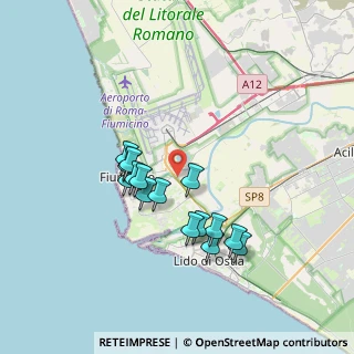 Mappa Via Alberto Santos-Dumont, 00054 Fiumicino RM, Italia (3.26)