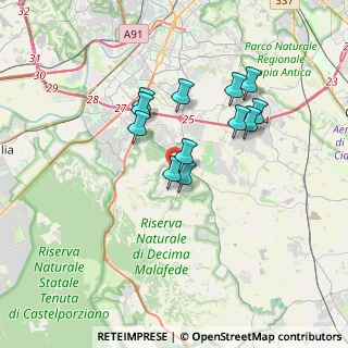 Mappa Via Antonino Giuffrè, 00128 Roma RM, Italia (3.045)