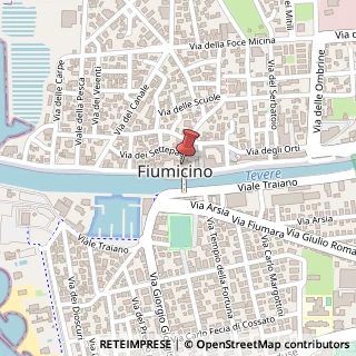 Mappa Via della Torre Clementina,  162, 00054 Fiumicino, Roma (Lazio)