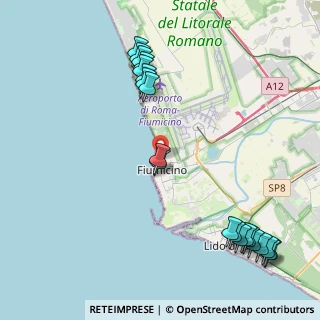 Mappa Via Giovanni Cena, 00054 Fiumicino RM, Italia (5.62)