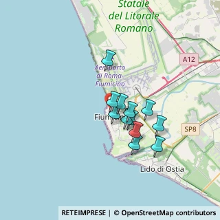 Mappa Via Giovanni Cena, 00054 Fiumicino RM, Italia (2.64833)