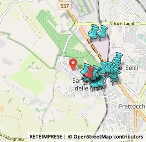 Mappa Via P. Maroncelli, 00040 Marino RM, Italia (0.8195)