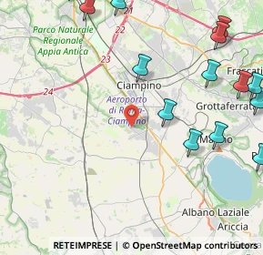 Mappa Via P. Maroncelli, 00040 Marino RM, Italia (6.55438)