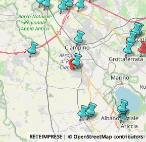 Mappa Via P. Maroncelli, 00040 Marino RM, Italia (6.3755)