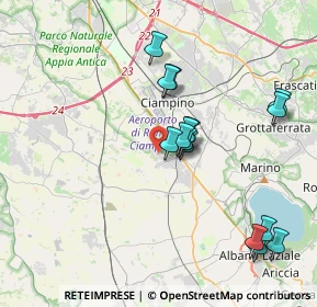 Mappa Via P. Maroncelli, 00040 Marino RM, Italia (3.93533)