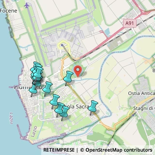Mappa Via del Casale di Santa Lucia, 00054 Fiumicino RM, Italia (2.46133)