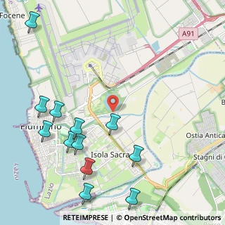 Mappa Via del Casale di Santa Lucia, 00054 Fiumicino RM, Italia (2.85583)